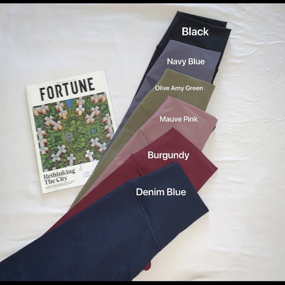 LAST ☝️ PAIR!! 1x Mauve Pink Smooth pocket leggings - Picture 2 of 3